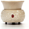 Hosley Cream Ceramic Electric Wax and Candle Warmer