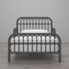 Monarch Hill Ivy Metal Toddler Bed, Graphite Gray