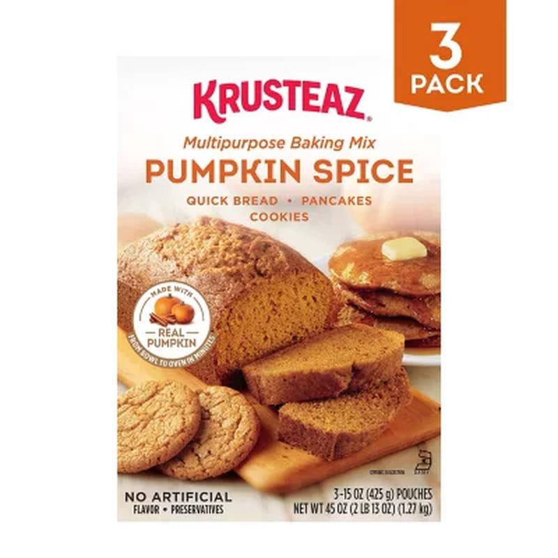 Krusteaz Pumpkin Spice Baking Mix (45Oz., 3Pk.)