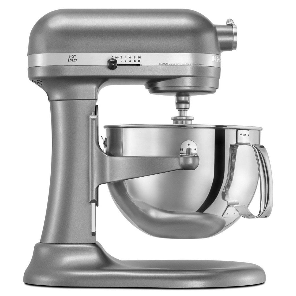 Restored Kitchenaid Professional 600 Stand Mixer 6 Quart 10-Speed Contour Silver - RKP26M1XCU (Refurbished)