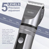 Sejoy Hair Clippers for Men, Cordless Barber Grooming Set Professional Hair Cutting Kit,Rechargeable Home Haircut,Gray