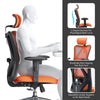 SIHOO Ergonomic High Back Office Chair, Adjustable Computer Desk Chair with Lumbar Support, 300Lb, Orange