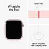 Apple Watch Series 9 GPS 41Mm Pink Aluminum Case with Light Pink Sport Loop