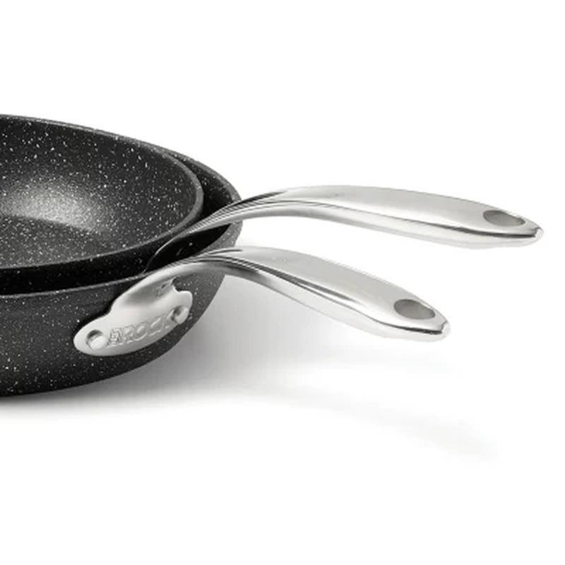 The Rock by Starfrit 2-Piece Fry Pan Set