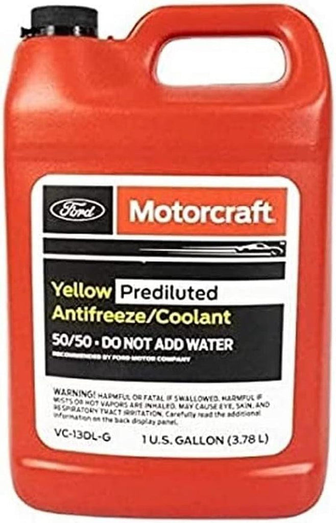 Genuine  Fluid VC-13DL-G Yellow Pre-Diluted Antifreeze/Coolant - 1 Gallon