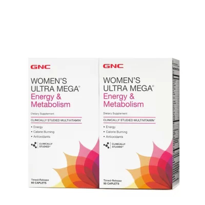 GNC Women'S Ultra Mega Energy & Metabolism Multivitamin (180 Ct.)