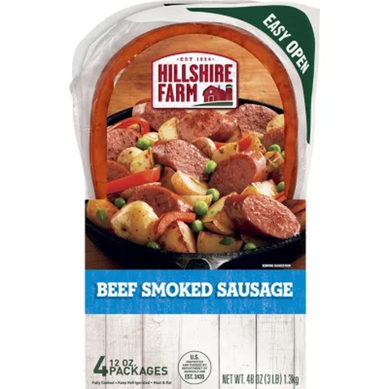 Hillshire Farm Beef Smoked Sausage Bundle Pack (48 Oz.)