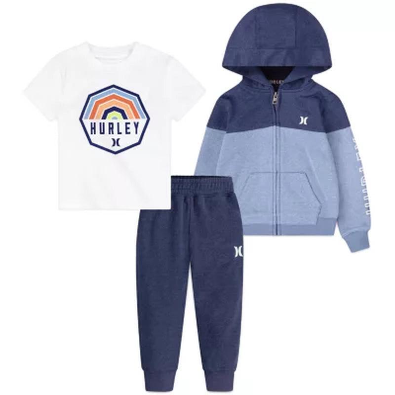 Hurley Toddler Boys' 3 Piece Solar Fleece Set