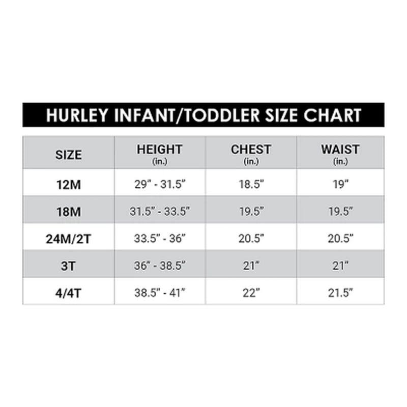 Hurley Toddler Girls' 3 Piece Puffer Vest Set