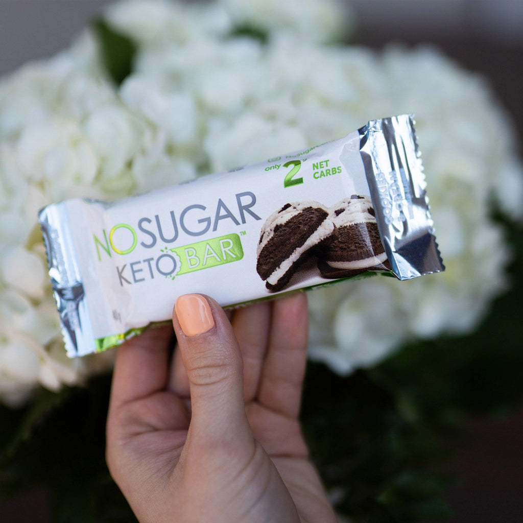 No Sugar Keto Bar (12-Count) 2-Pack Cookies & Cream