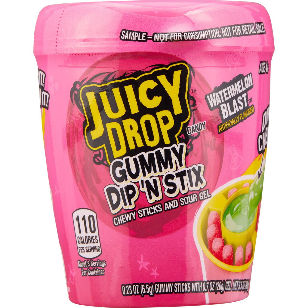 Candy Gummy Dip'N Stix, Variety Pack, 3.5 Oz, 8-Count