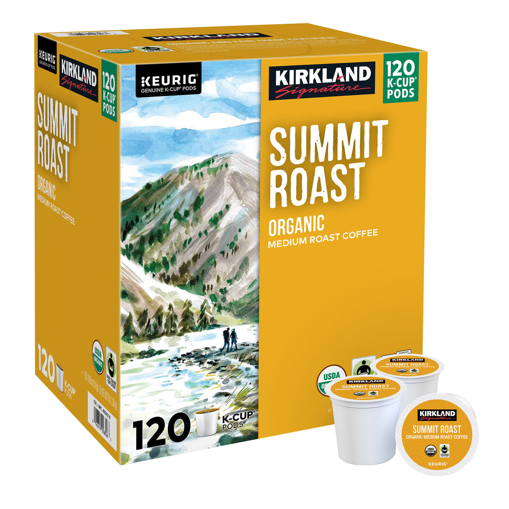 Coffee Organic Summit Roast K-Cup Pod, 120-Count