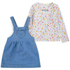 Levi'S Toddler Girls' Long Sleeve Tee and Skirtall Set