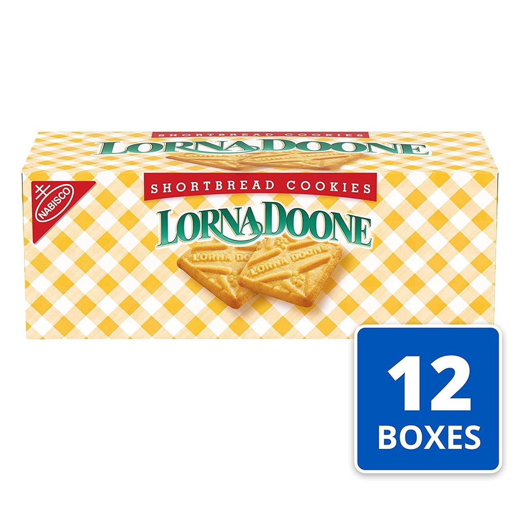 Lorna Doone Shortbread Cookies, 3 - 10 Oz Boxes of 10 Snack Packs + Bonus SWEDISH FISH Mini Soft & Chewy Candy Snack Pack