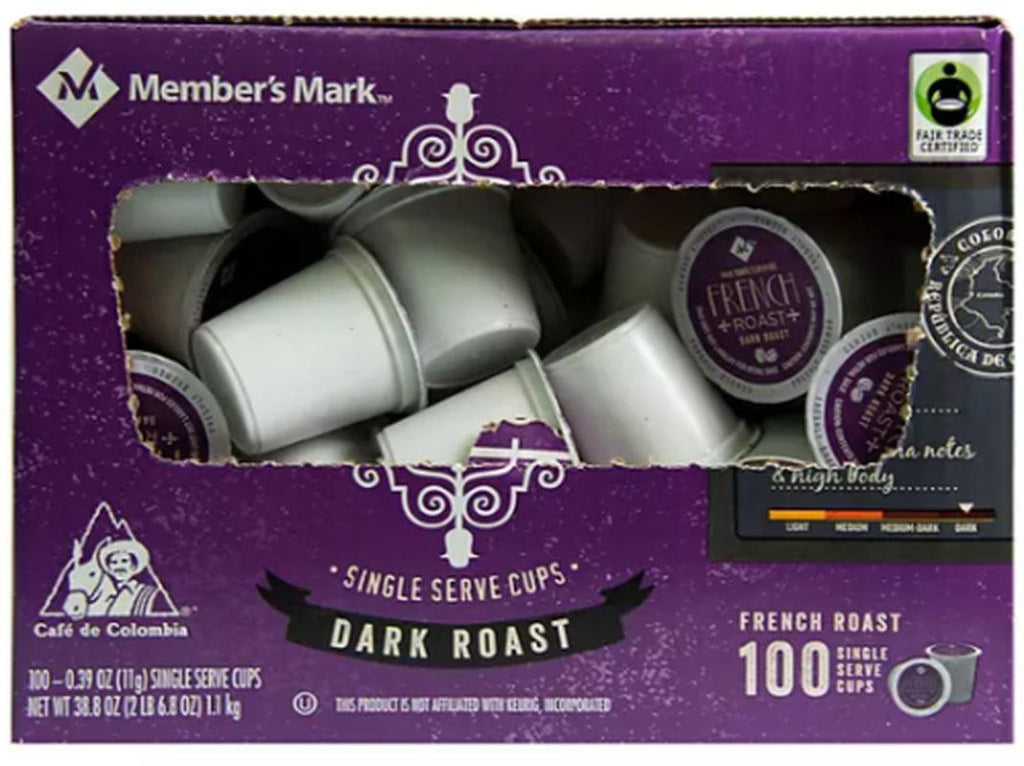 Member'S Mark French Roast Coffee, Single-Serve Cups (100 Ct.) 38.8 Oz