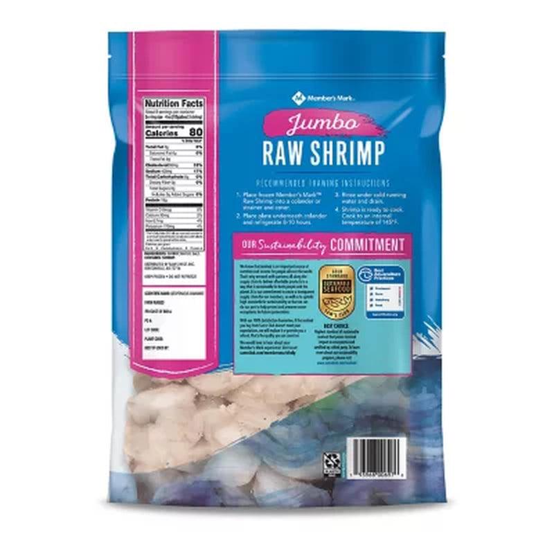 Member'S Mark Raw Jumbo Shrimp, Frozen (2 Lbs., 21-25 Shrimp/Lb.)