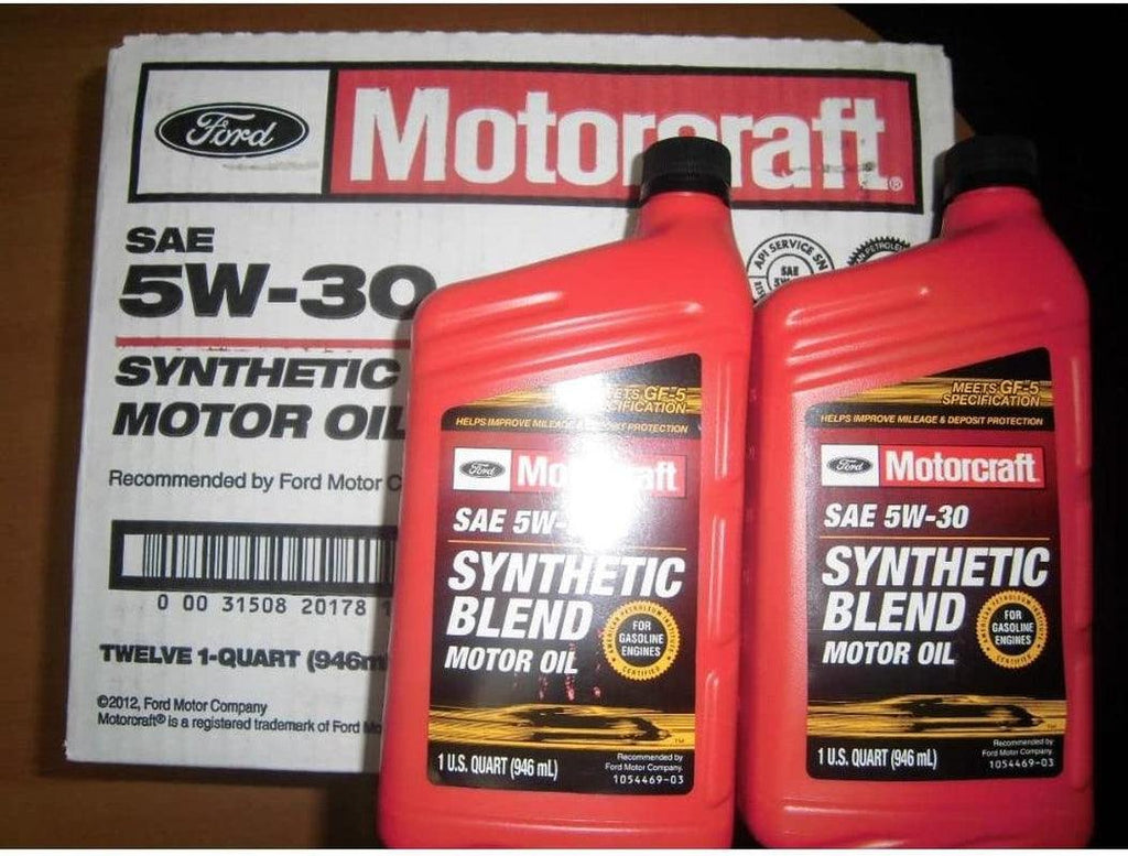 SAE 5W30 Synthetic Blend Motor Oil- 12 Quart Case