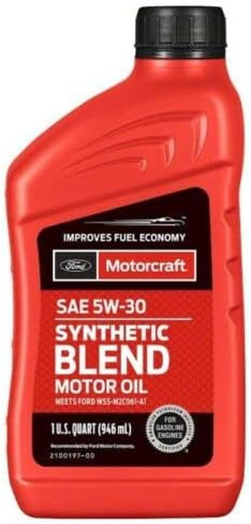 SAE 5W30 Synthetic Blend Motor Oil 12 Quarts Ford OEM Oil Change