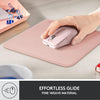 Mouse Pad - Studio Series, Computer Mouse Mat with Anti-Slip Rubber Base, Easy Gliding, Spill-Resistant Surface, Durable Materials, Portable, in a Fresh Modern Design, Darker Rose