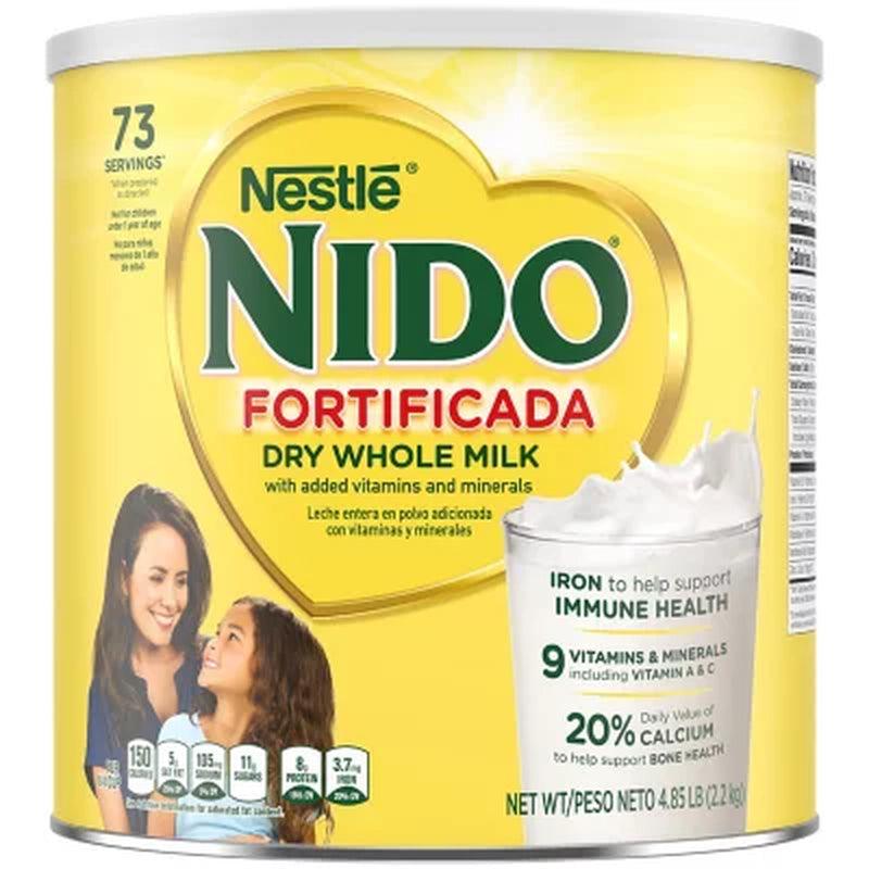 Nestle NIDO Fortificada Toddler Whole Milk Formula (4.85 Lbs.)