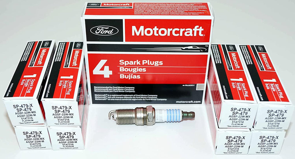 Pack of 8 Genuine Motorcraft Spark Plug  AGSF22WM