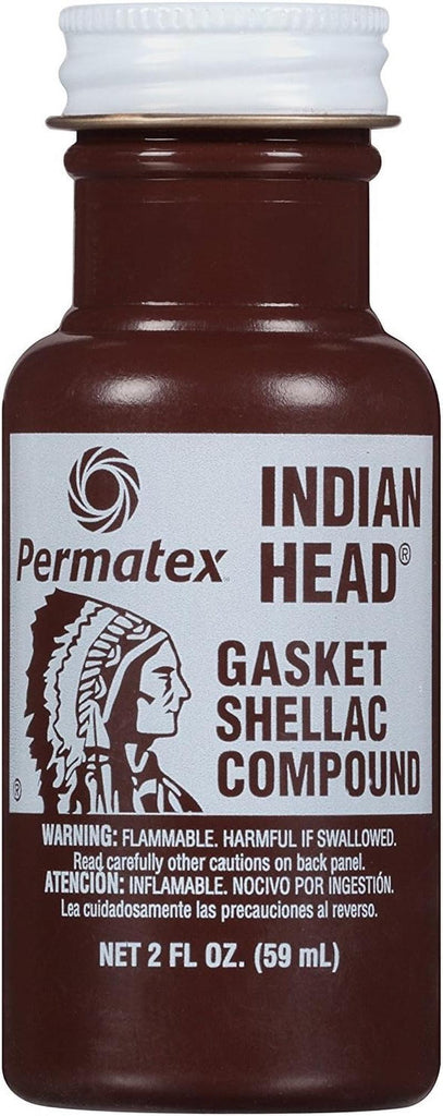 Permatex 20539-12PK Indian Head Gasket Shellac Compound, 2 Oz. (Pack of 12)