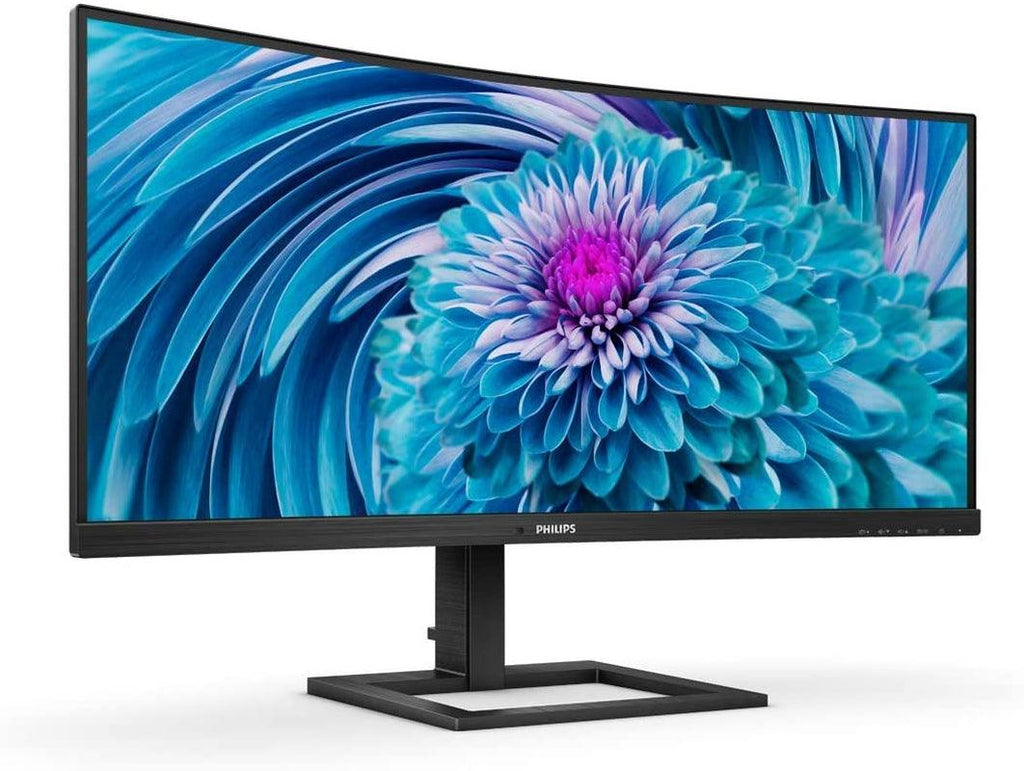 PHILIPS 322E1C 32" Super-Curved Frameless Monitor, Full HD VA, 104% Srgb, Adaptive-Sync 75Hz, VESA, 4Yr Advance Replacement Warranty, Black/Silver