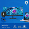 PHILIPS 34E1C5600HE 34" Ultrawide QHD 21:9 Monitor with Built-In Windows Hello Webcam & Noise Canceling Mic, USB-C Docking, Stereo Speakers, 100Hz, 4-Year Advance Replacement