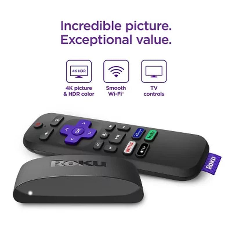 Roku Express 4K+ Streaming Player 4K/HD/HDR with Smooth Wi-Fi, Premium HDMI Cable, Voice Remote | 2021