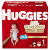 Size 1 Huggies Little Snugglers Baby Diapers, up to 14 Lbs, 192 Ct CWS