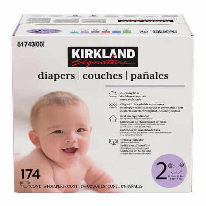 Size 2 12-18Lbs, 174 Count Kirkland Signature Supreme Diapers FREE SHIPPING