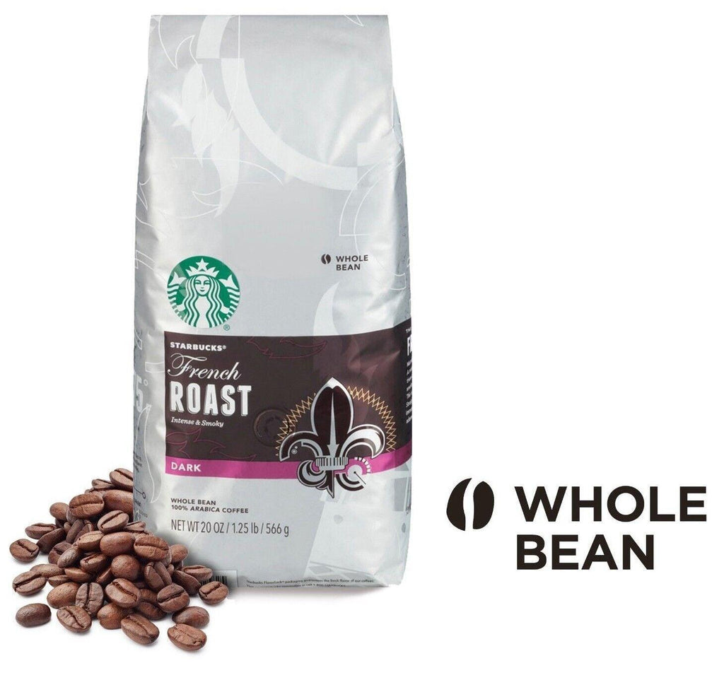 Starbucks French Roast Dark Whole Bean 100% Arabica Coffee 40 Oz (2.5 LB)