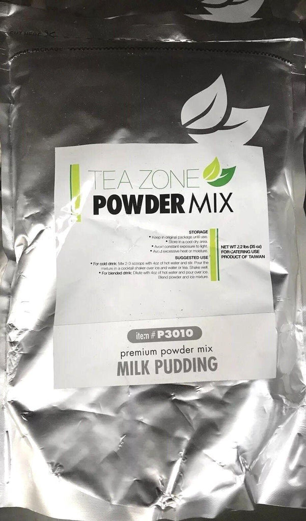 Tea Zone Premium Powder Mix Custard Pudding Egg Milk Chocolate Flavor 2.2 LB