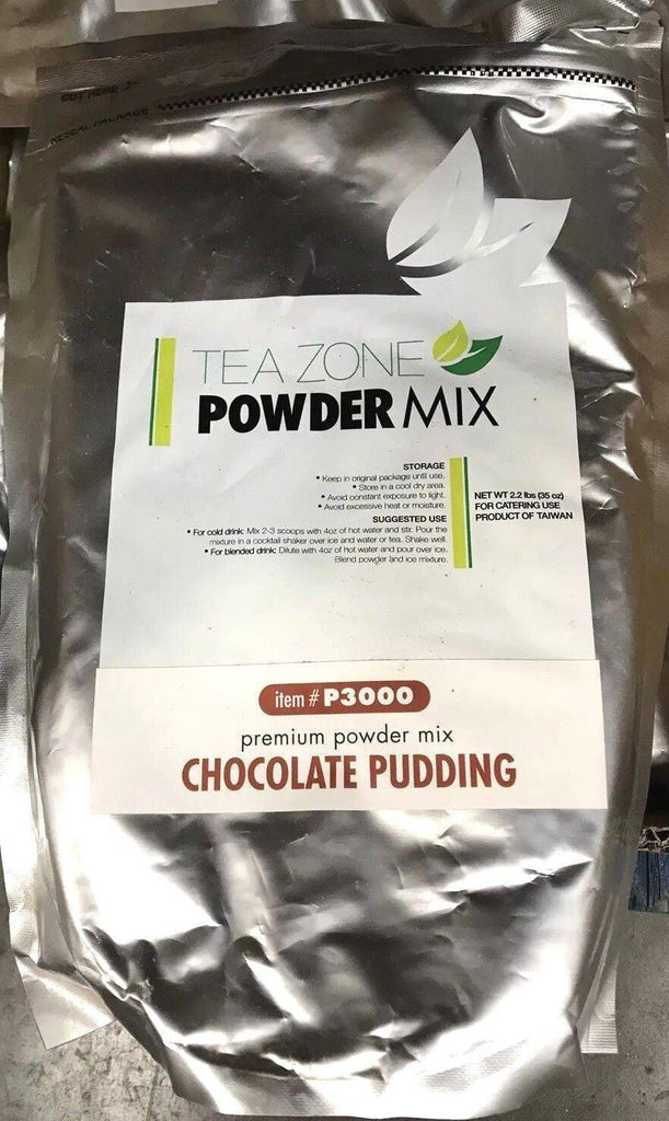 Tea Zone Premium Powder Mix Custard Pudding Egg Milk Chocolate Flavor 2.2 LB