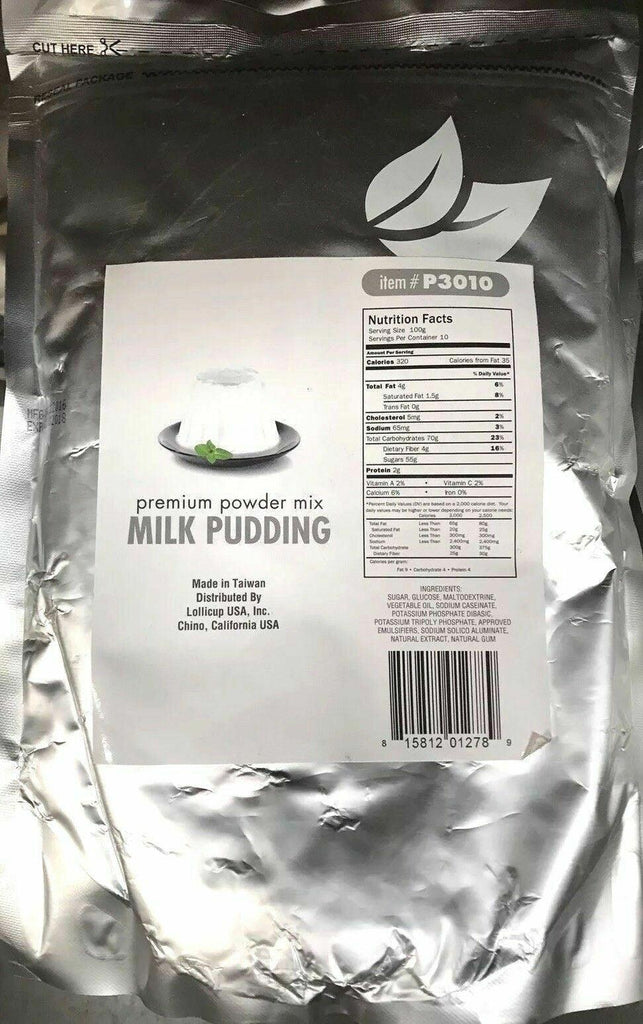 Tea Zone Premium Powder Mix Custard Pudding Egg Milk Chocolate Flavor 2.2 LB