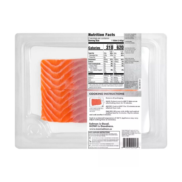 Fresh Skinless Atlantic Salmon - 2pk_10oz - Image 2