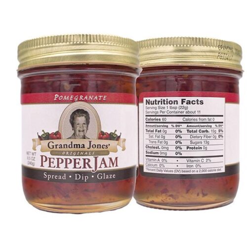 "I Love Fruit" Pepper Jelly Three Pack - Includes Caribbean Mango, Cranberry, and Pomegranate Flavors