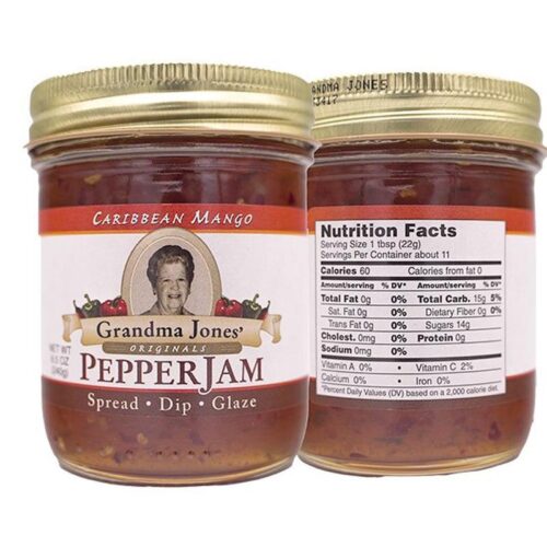 "Not Too Spicy" Pepper Jelly Three Pack - Traditional, Caribbean Mango, and Cranberry Flavors