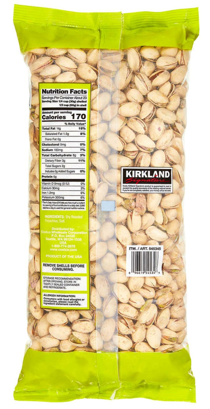 2 X Kirkland Signature In-Shell Pistachios 3 Lbs *48 Oz Roasted & Salted so GOOD - Image 5