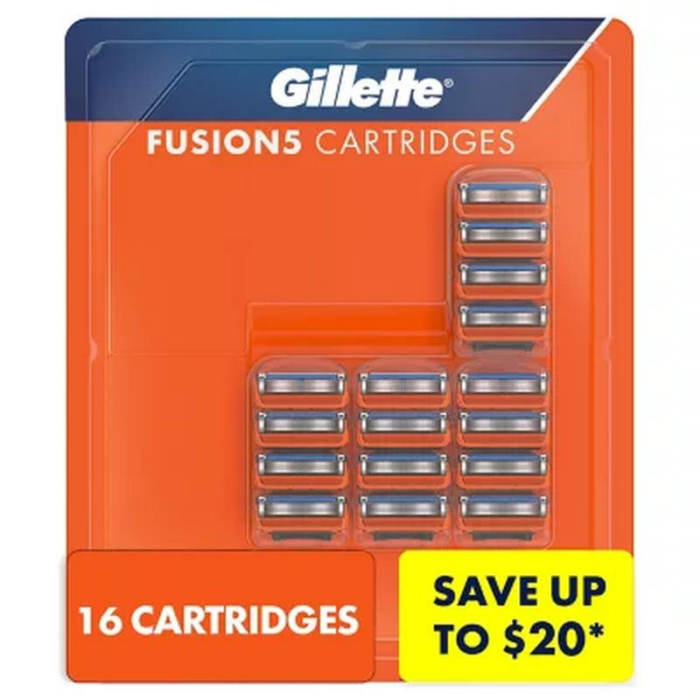 Gillette Fusion5 Men'S Razor Blade Refill Cartridges (16 Ct.)